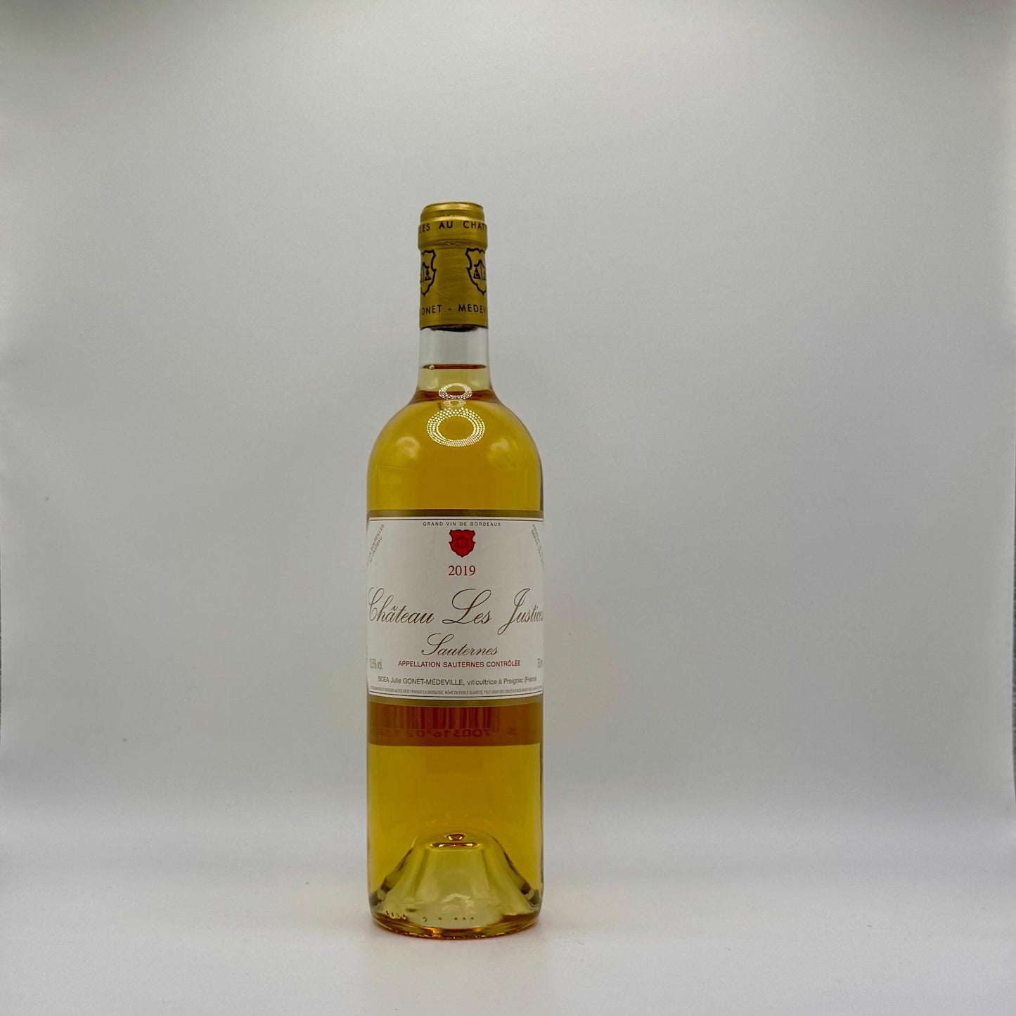 Chateau Les Justices 750mL Sauternes, France 2019