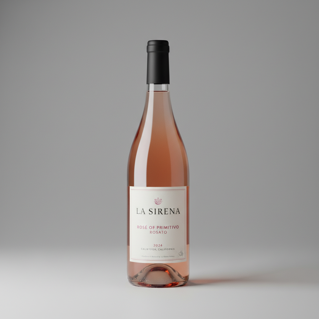 La Sirena Rose of Primitivo "Rosato" 2024 Calistoga, California