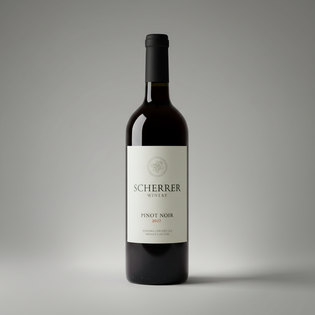 Scherrer Winery, Pinot Noir 2017 Sonoma County, CA