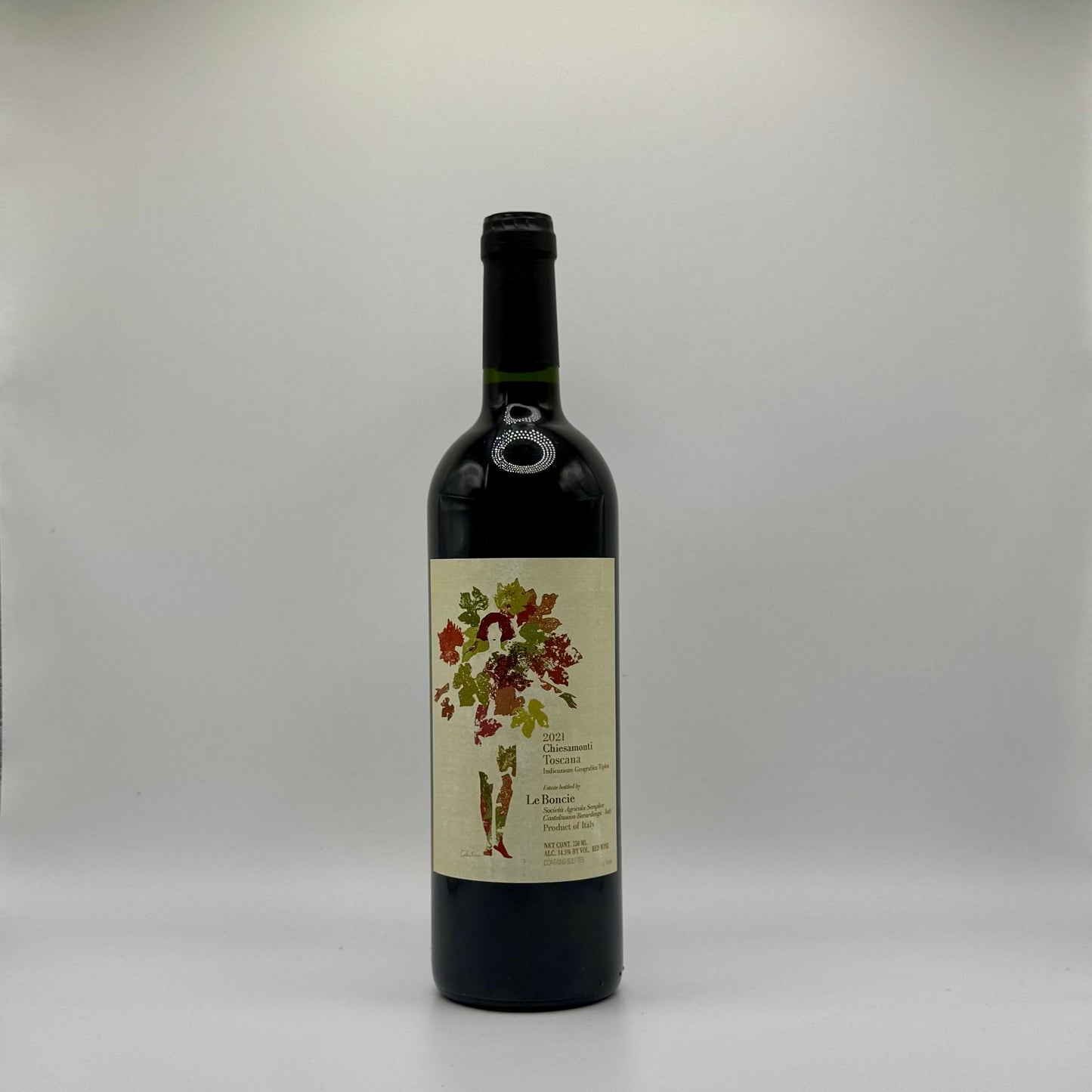 Podere Le Boncie, Sangiovese "Chiesamonti" 2021 Rosso di Toscana, Tuscany, Italy