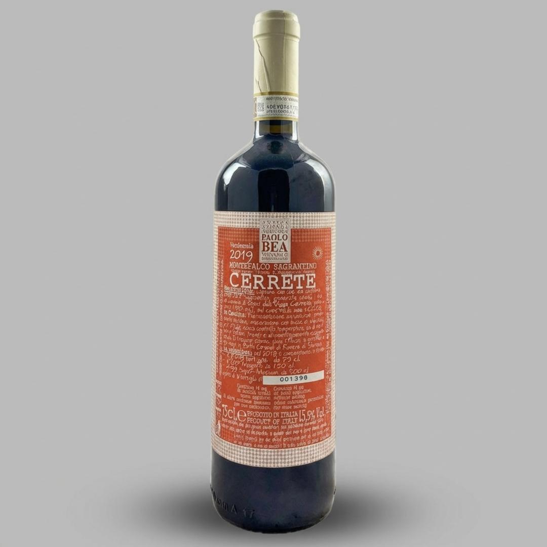 Paolo Bea Umbria Rosso 'Cerrete' Sagrantino Secco 2019 Montefalco, Italy