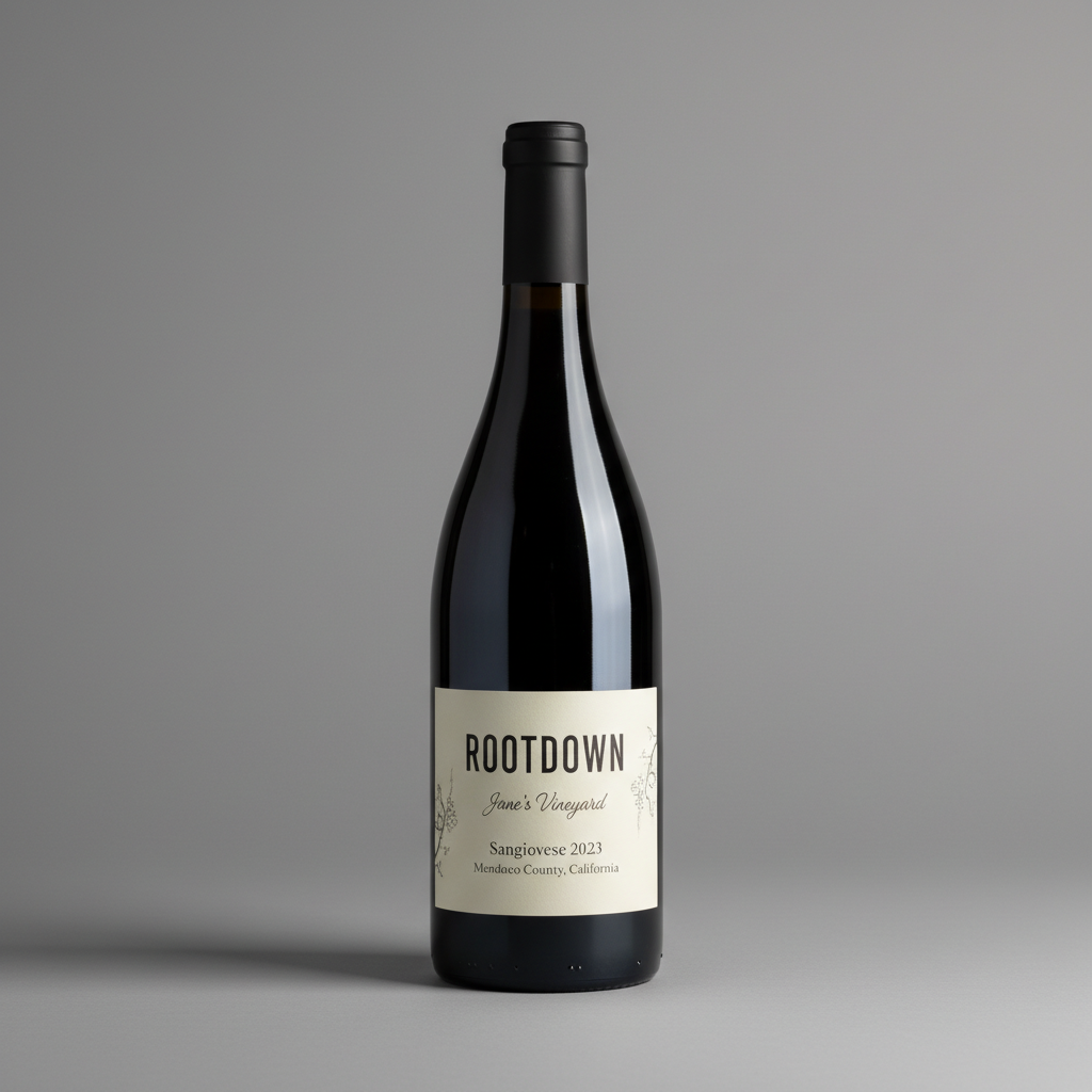 Rootdown 'Jane's Vineyard' Sangiovese 2023 Mendocino County, California