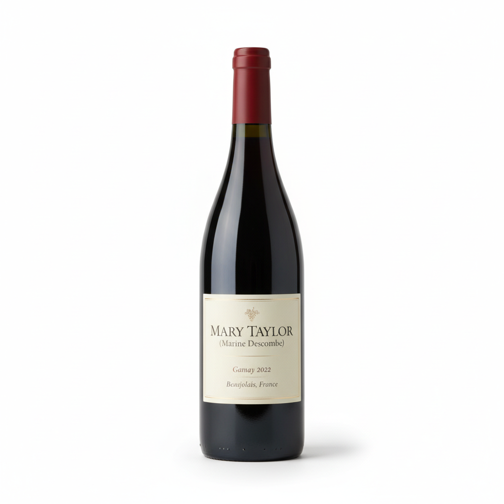 Mary Taylor Marine Descombe, Gamay 2022, Beaujolais-Villages