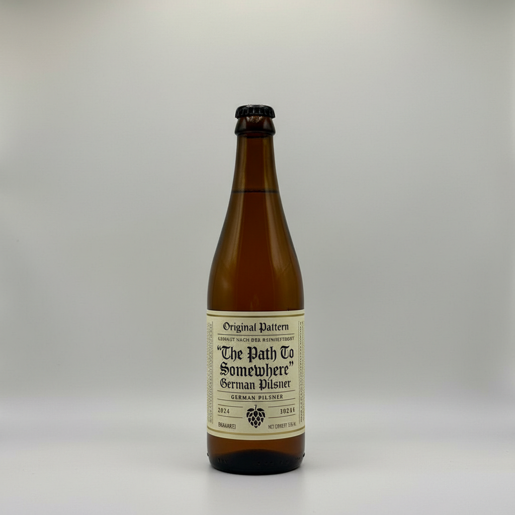 Original Pattern 'The Path To Somewhere' German Pilsner