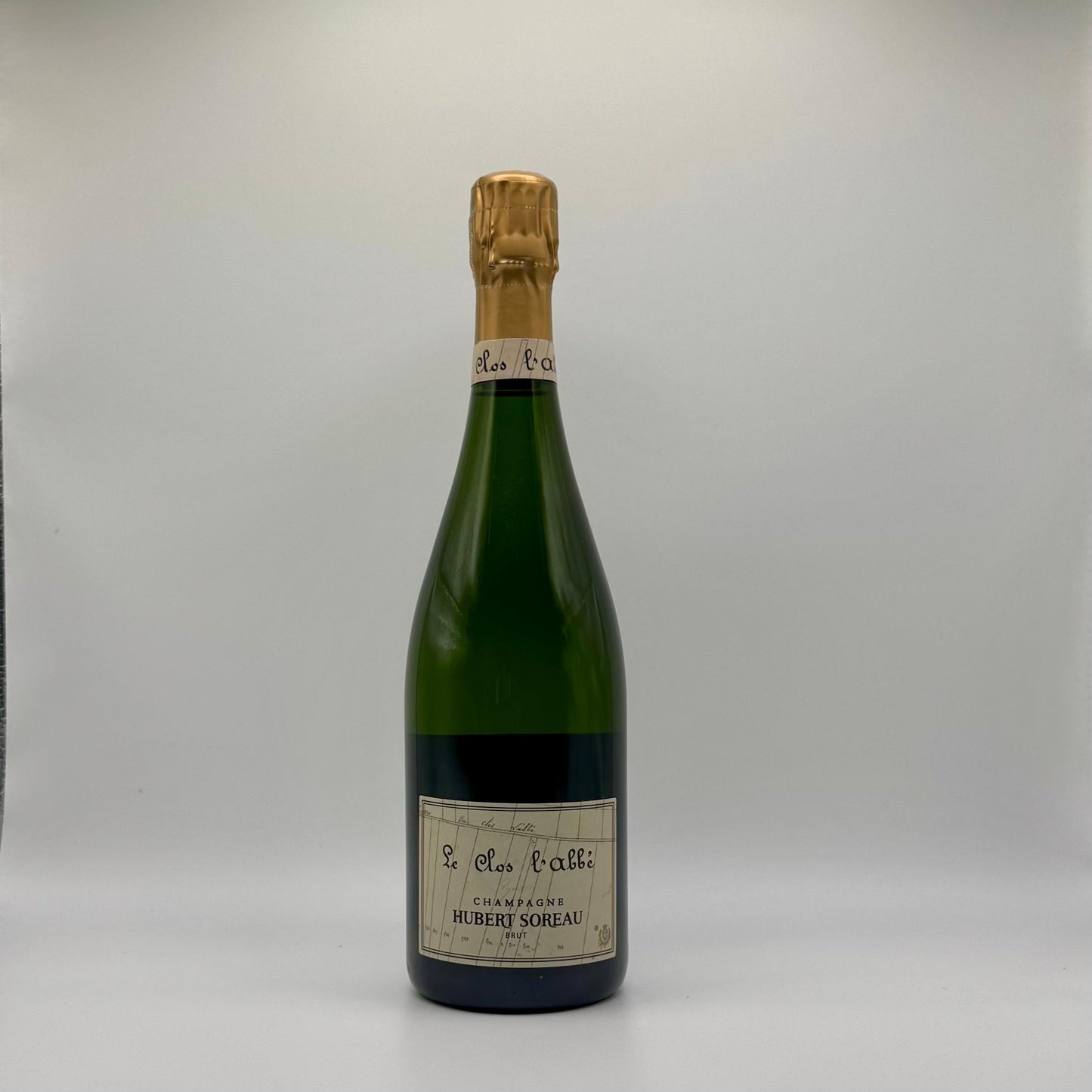 Hubert Soreau, Chardonnay Brut Nature "Le Clos l'Abbe" 2012 Champagne, France
