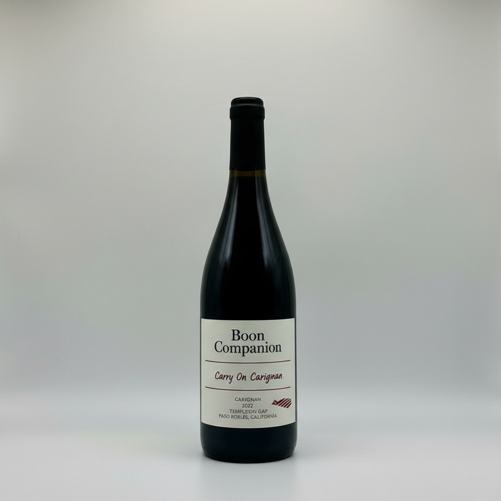 Boon Companion "Carry On Carignan" Carignan, 2022 Templeton Gap, Paso Robles, California