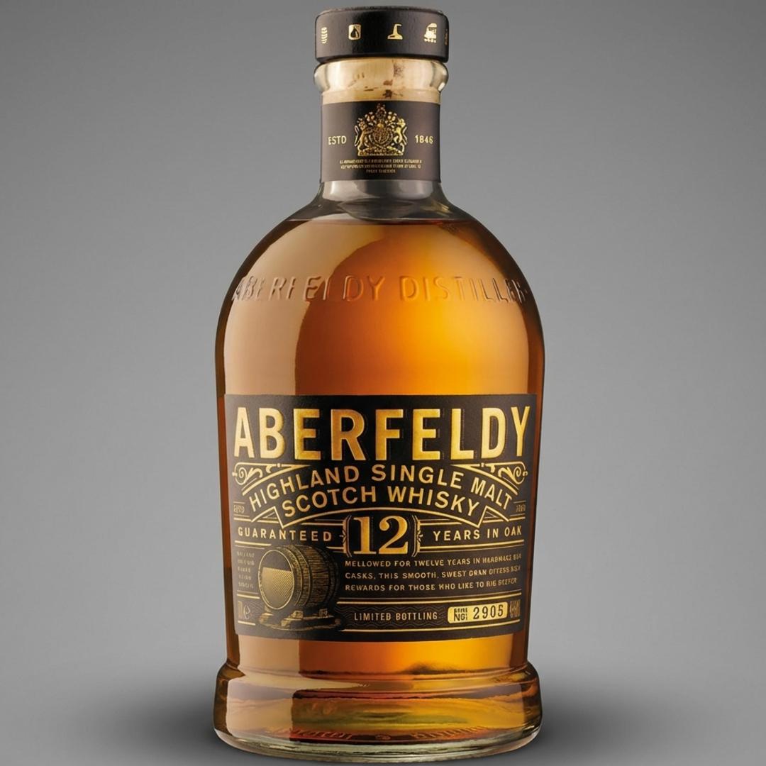 Aberfeldy 12 year Highland Single Malt Scotch Whisky