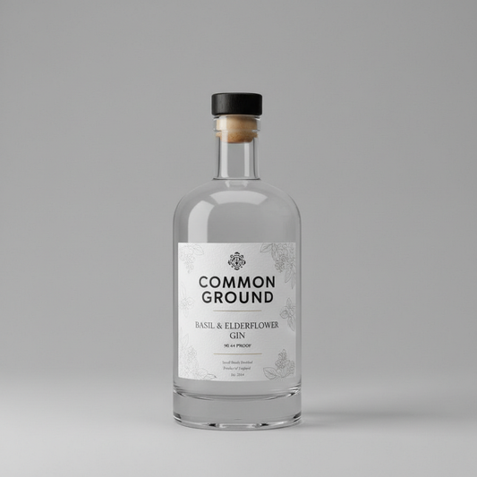 Common Ground, Basil & Elderflower Gin 90.44 proof
