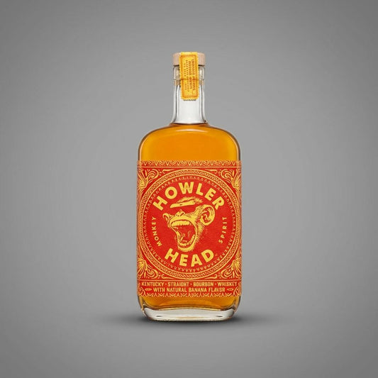 Howler Head "Monkey Spirit" 375mL Kentucky Straight Bourbon Whiskey with Natural Banana Flavor