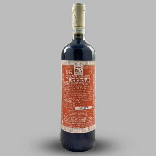 Paolo Bea Umbria Rosso 'Cerrete' Sagrantino Secco 2019 Montefalco, Italy