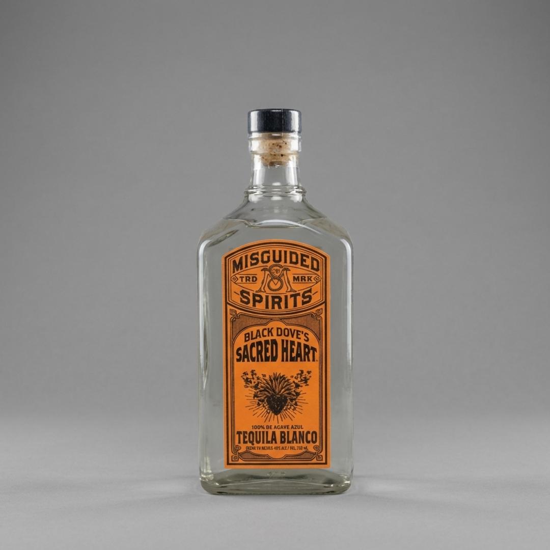 Misguided Spirits Black Dove's Sacred Heart Tequila blanco 750mL