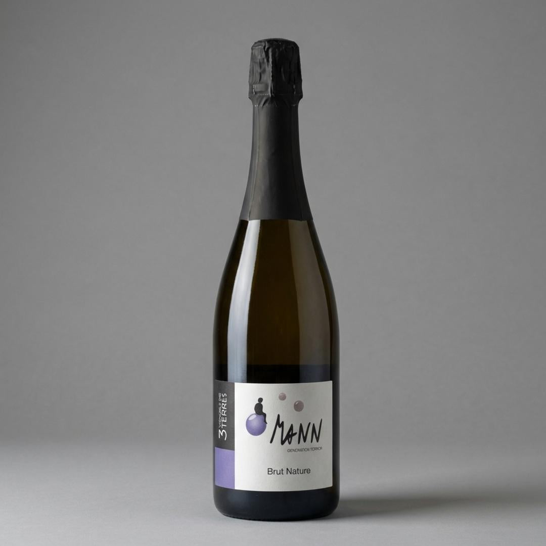 Vignoble Des 3 Terres 'Mann' Brut Nature 2021 Cremant de Alsace, France