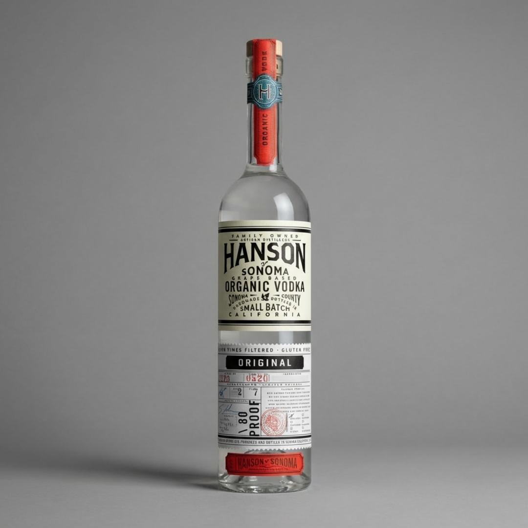 Hanson Organic Vodka "Original" Sonoma, CA