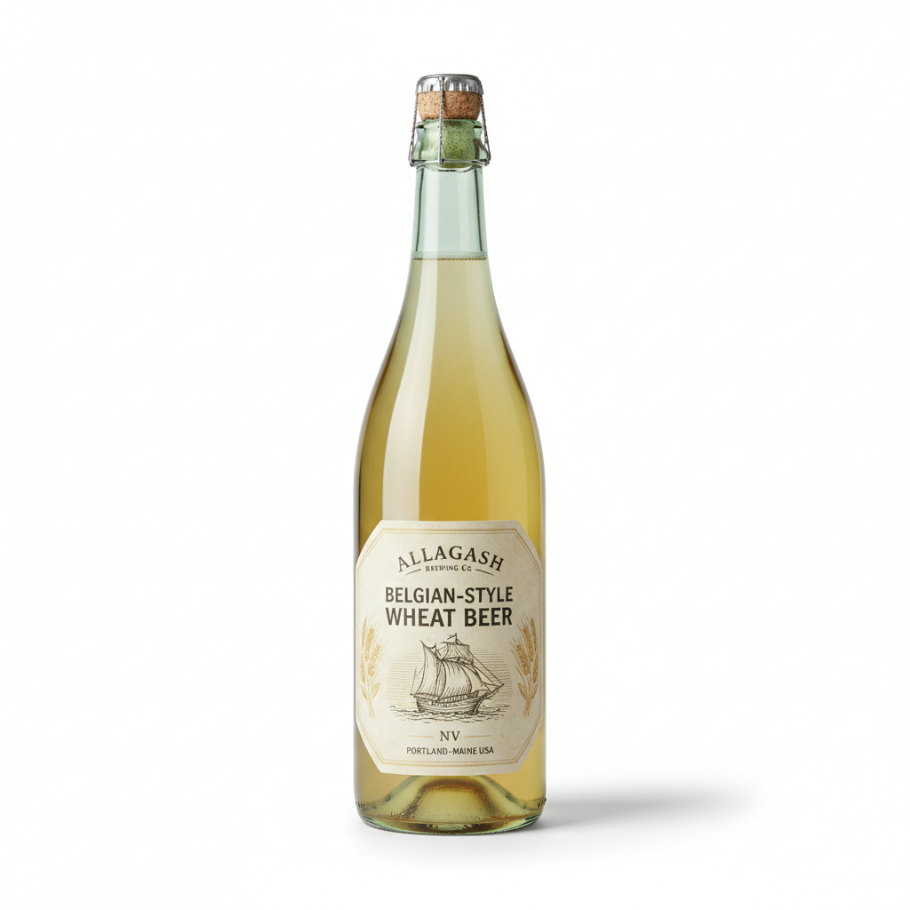 Allagash Brewing Co., "White" Belgian-Style Wheat Beer NV, Portland, Maine
