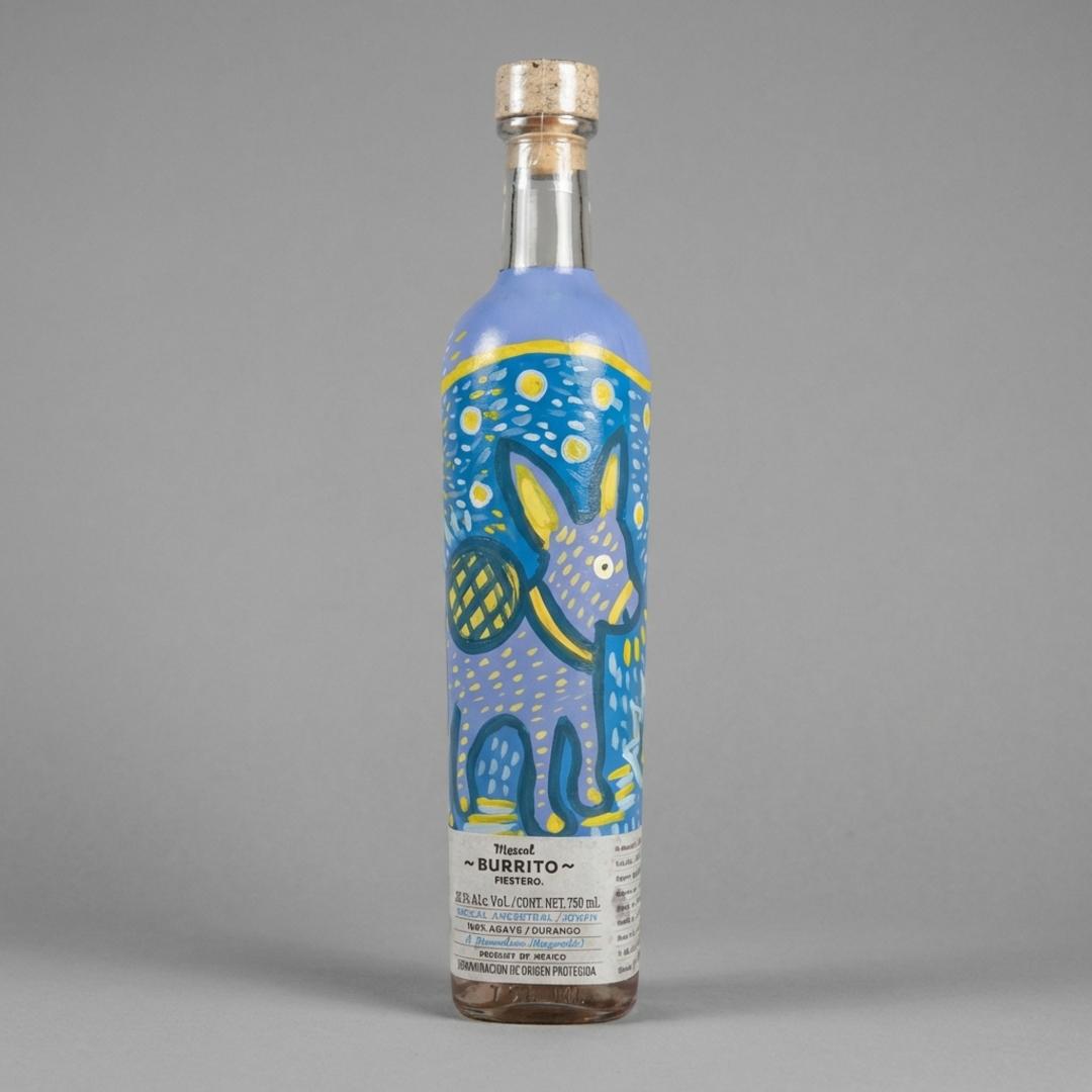 Burrito Fiestero Mezcal Ancestral, Marsaparillo Agave, Durango, Mexico