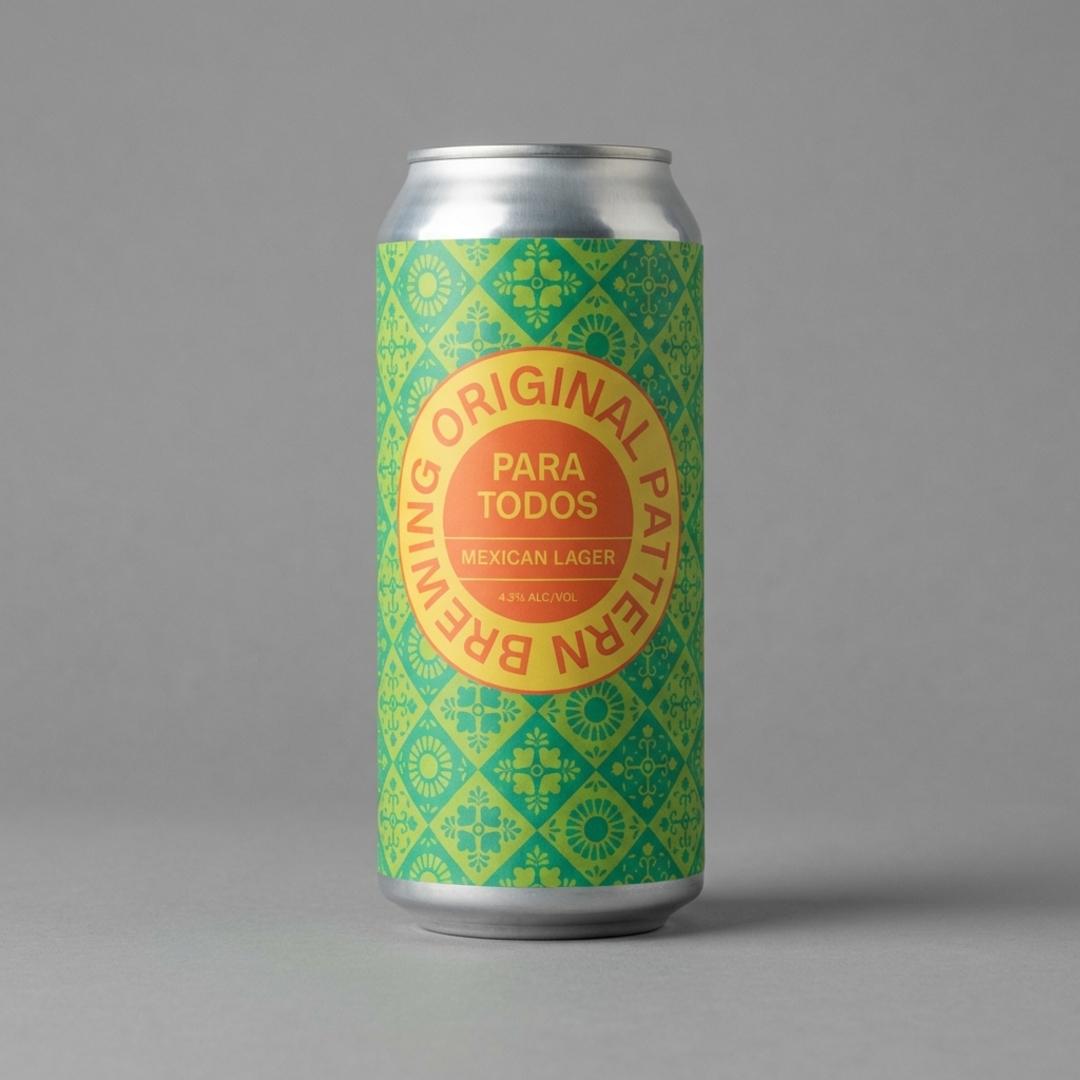 Original Pattern 'Para Todos' Mexican Lager