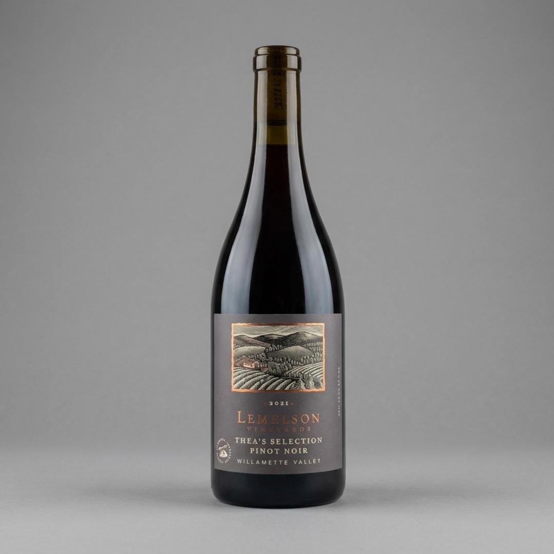 Lemelson Vineyards 'Thea's Selection' 2021 Pinot Noir, Willamette, Oregon