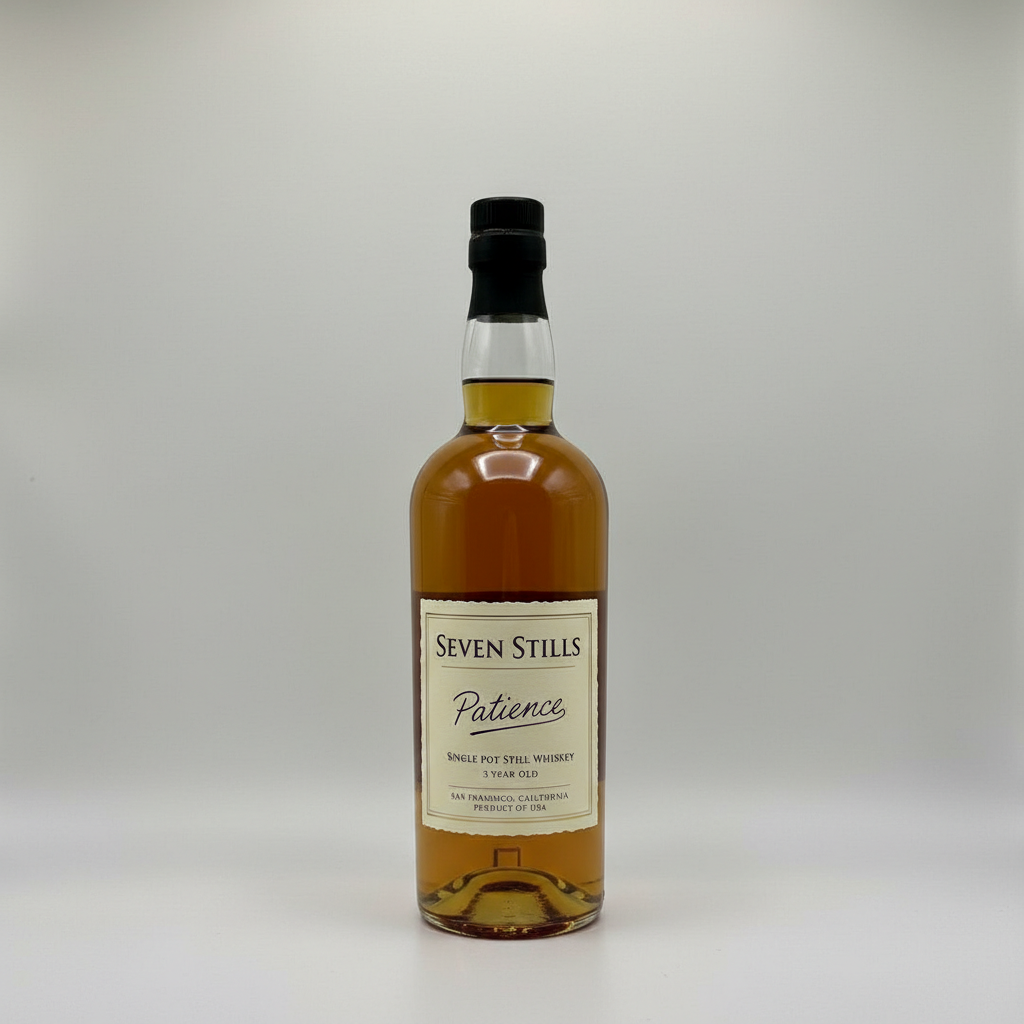 Seven Stills "Patience" Single Pot Still 3year Whiskey