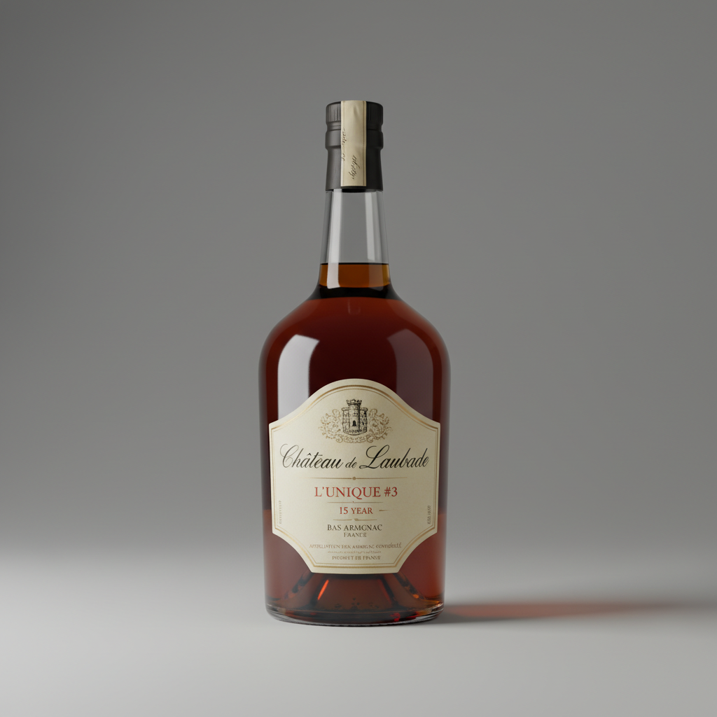 Chateau de Laubade, Brandy "L'Unique #3" 15 year. Bas Armagnac, France